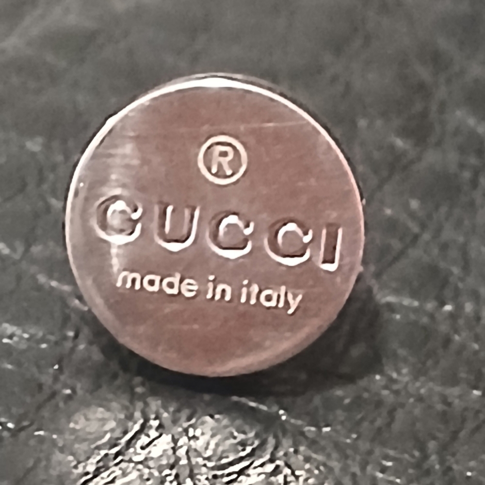 Authentic Gucci Earrings Round Trademark - Picture 7 of 14